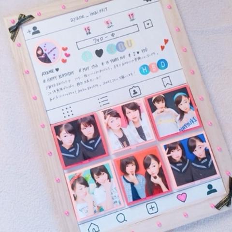 友達の誕生日にインスタ風コルクボード作りました💫