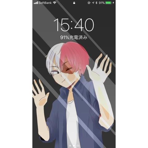 たむ さんのミクチャ動画 ロック画面轟焦凍