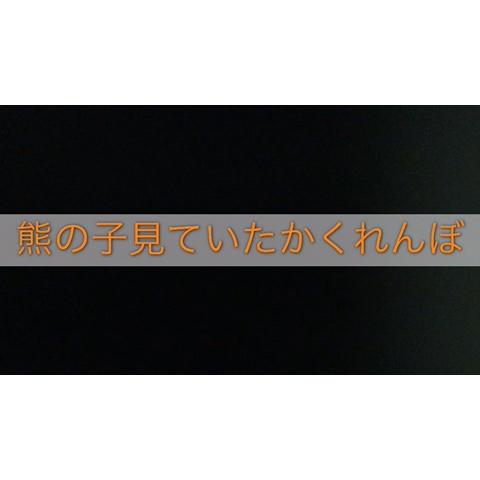 A Yさんのミクチャ動画 熊の子見ていたかくれんぼ