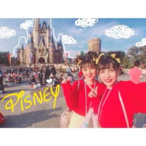 イチロクサンさんのミクチャ動画 17 04 02 プーさんコーデで Disney Land