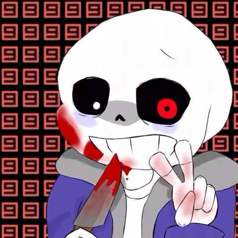 むつきさんのミクチャ動画 ヤンデレサンズ描いてみました 最近はアンダーテールにハマってます ºwº 下手ですがlik