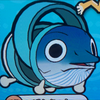 魚をそのまま吸う人