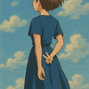 後ろ手でぴーす🐰💙