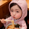 ふぅ~ふぅ🍜🍥 3歳