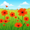 9*ON/red as a poppy